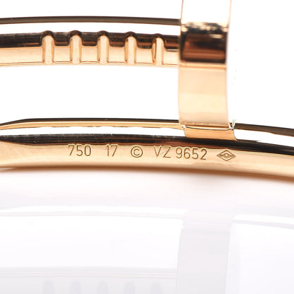 Cartier 18K Yellow Gold Juste Un Clou Bracelet 17 4 of 4