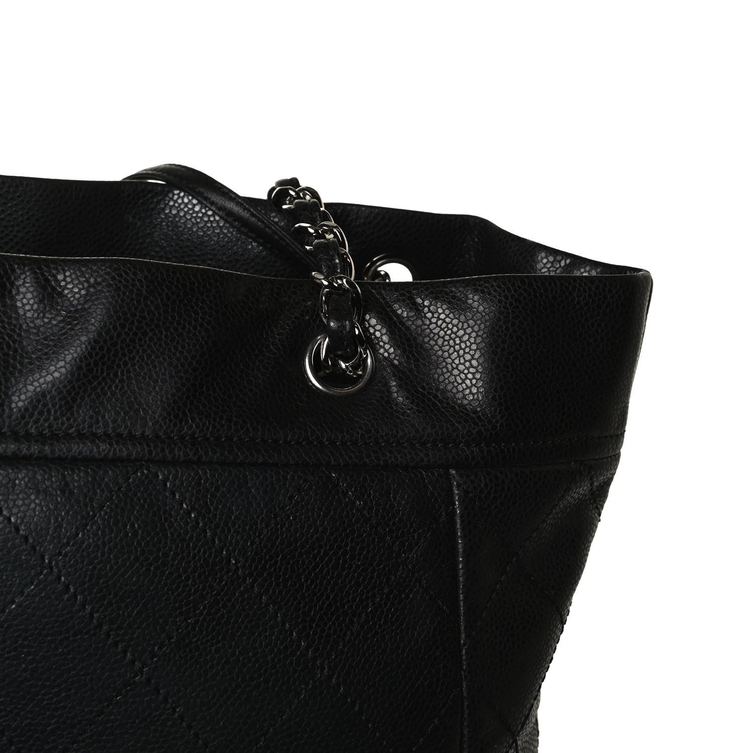 Chanel Soft Caviar Large Timeless CC Shopping Tote Black 16 of 19