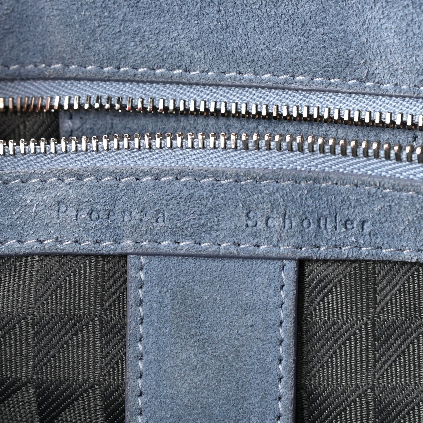 Suede Medium PS1 Satchel Polar Blue