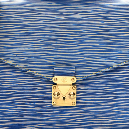 Louis Vuitton Epi Reverse Monogram Pochette Metis Denim Light 6 of 8