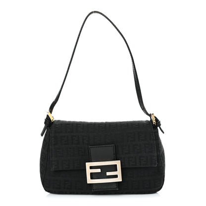 Fendi Zucchino Mini Mama Baguette Black 1 of 16