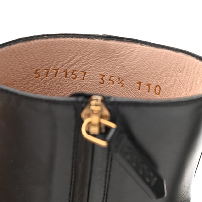 Gucci Nappa Zumi Mid Ankle Boots 35.5 Black 7 of 9