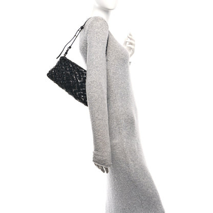 Bottega Veneta Calfskin Intrecciato Kalimero Cha-Cha Clutch Black 2 of 9
