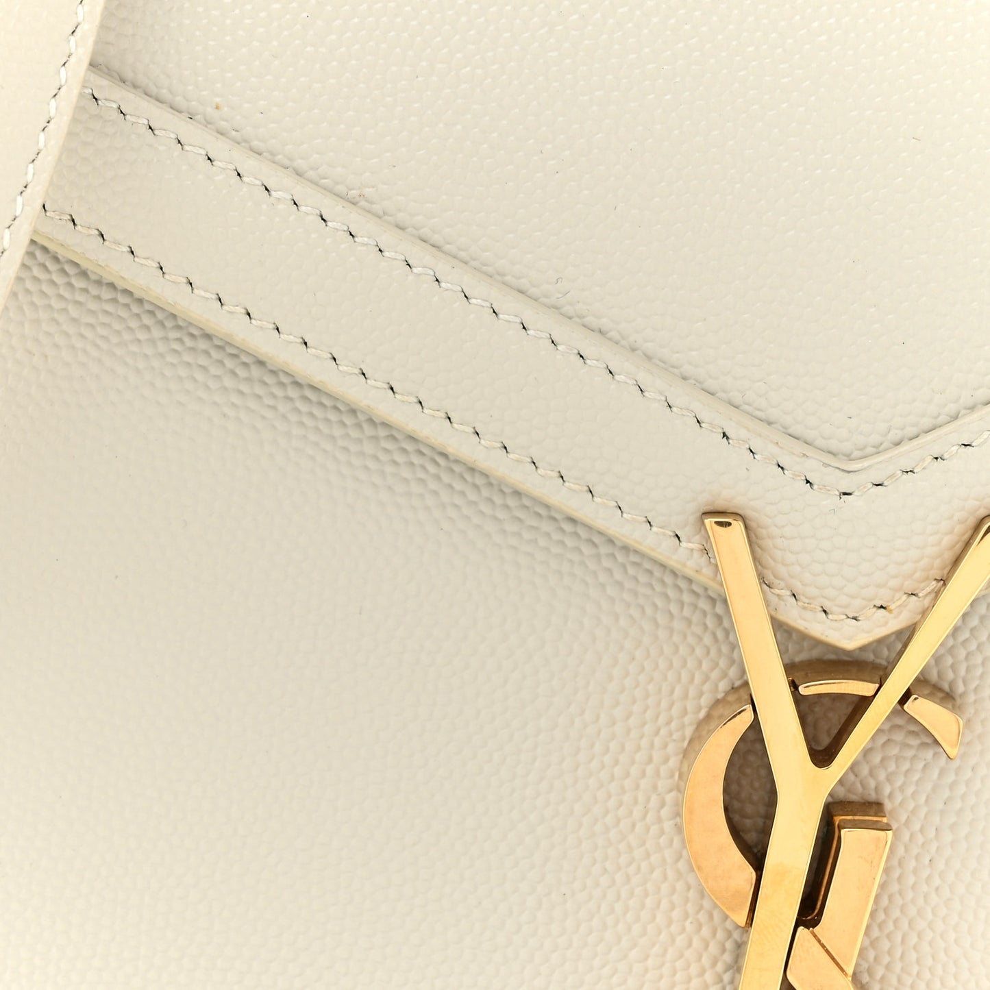 Grain de Poudre Mini Classic Monogram Cassandra Top Handle Vintage White