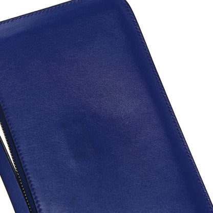 Versace Vitello Medusa Wrist Pouch Blue 9 of 10