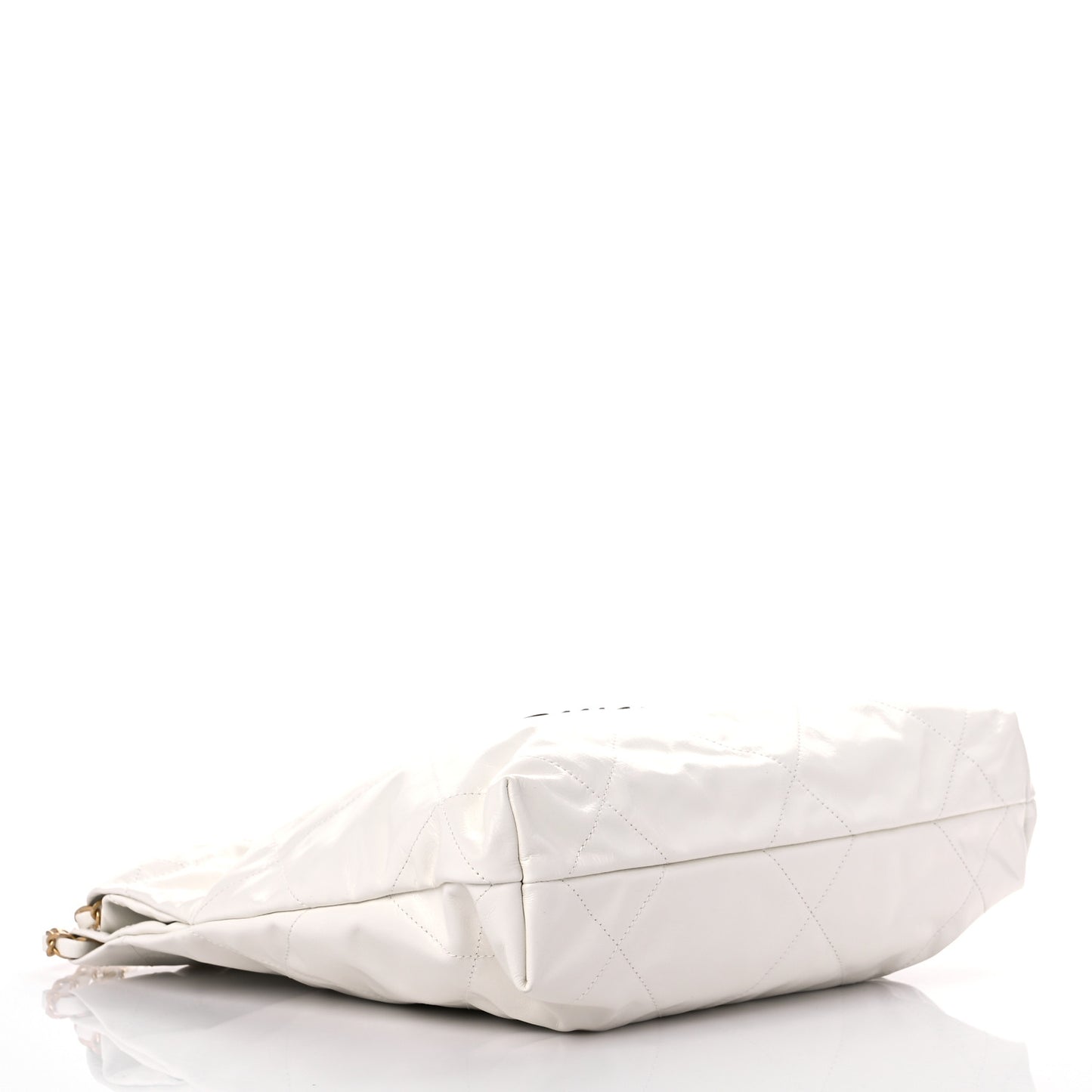 Calfskin Quilted Small Chanel 22 White