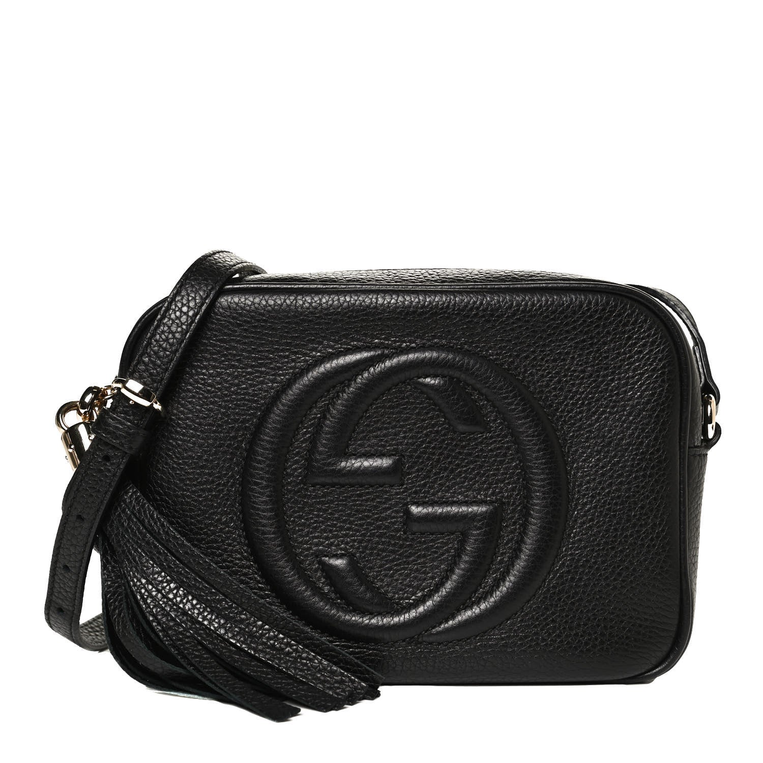 Gucci Pebbled Calfskin Small Soho Disco Bag Black 2 of 11