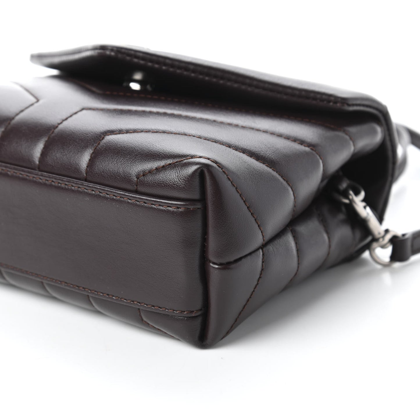 Calfskin Y Quilted Monogram Toy Loulou Monogram Crossbody Bag Black Tulipe
