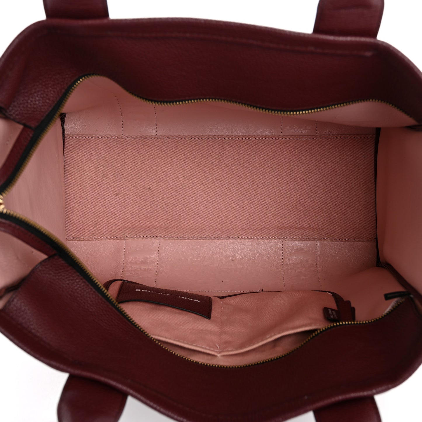 Grained Calfskin Large The Tote Bag Chianti