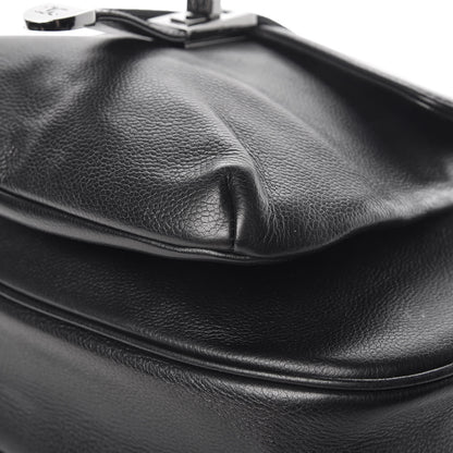 Chanel Calfskin Mademoiselle Shoulder Bag Black 16 of 20