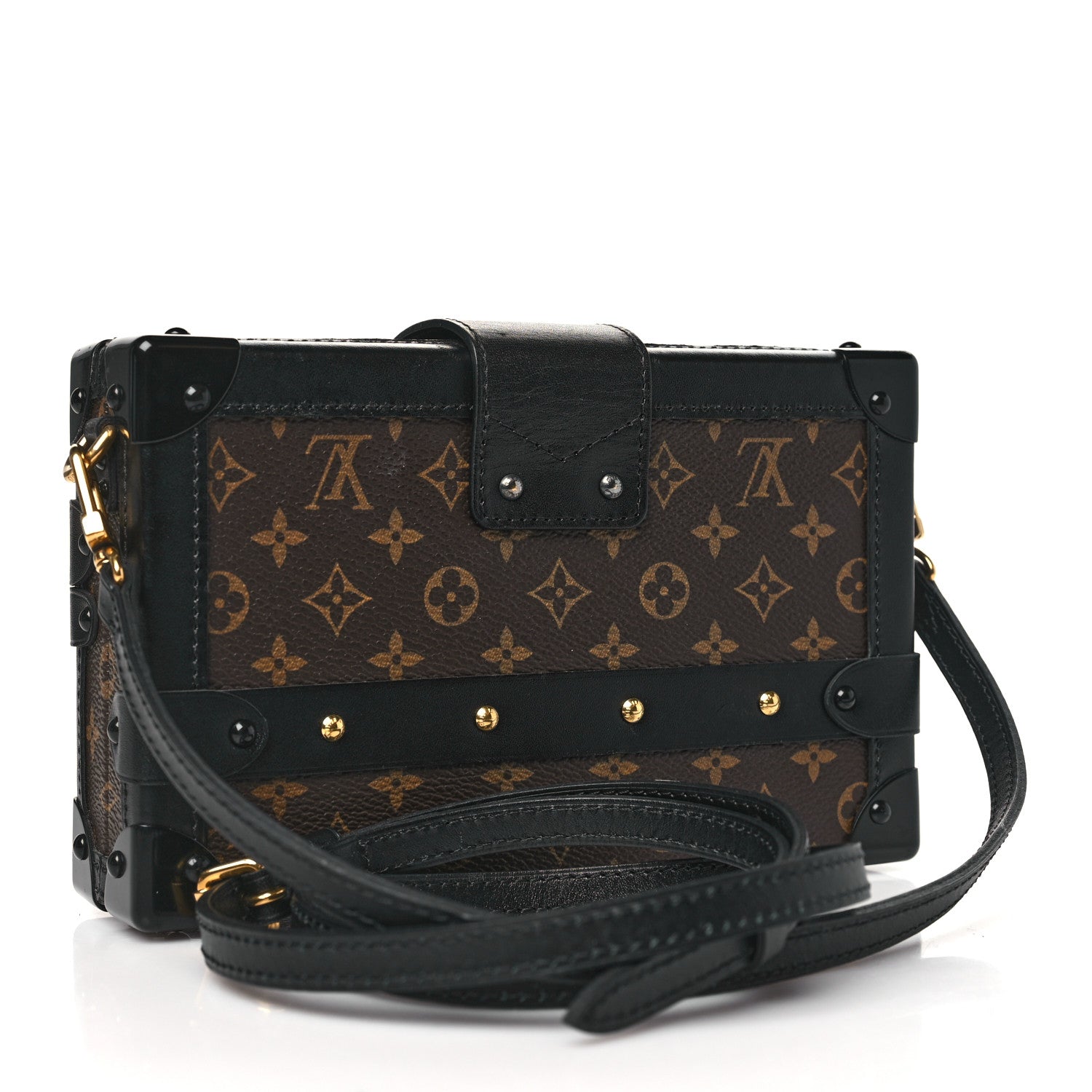 Louis Vuitton Monogram Petite Malle Black 3 of 10