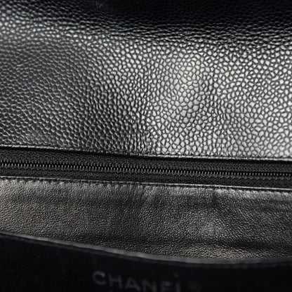 Chanel Caviar Quilted Maxi Single Flap Black 8 of 13