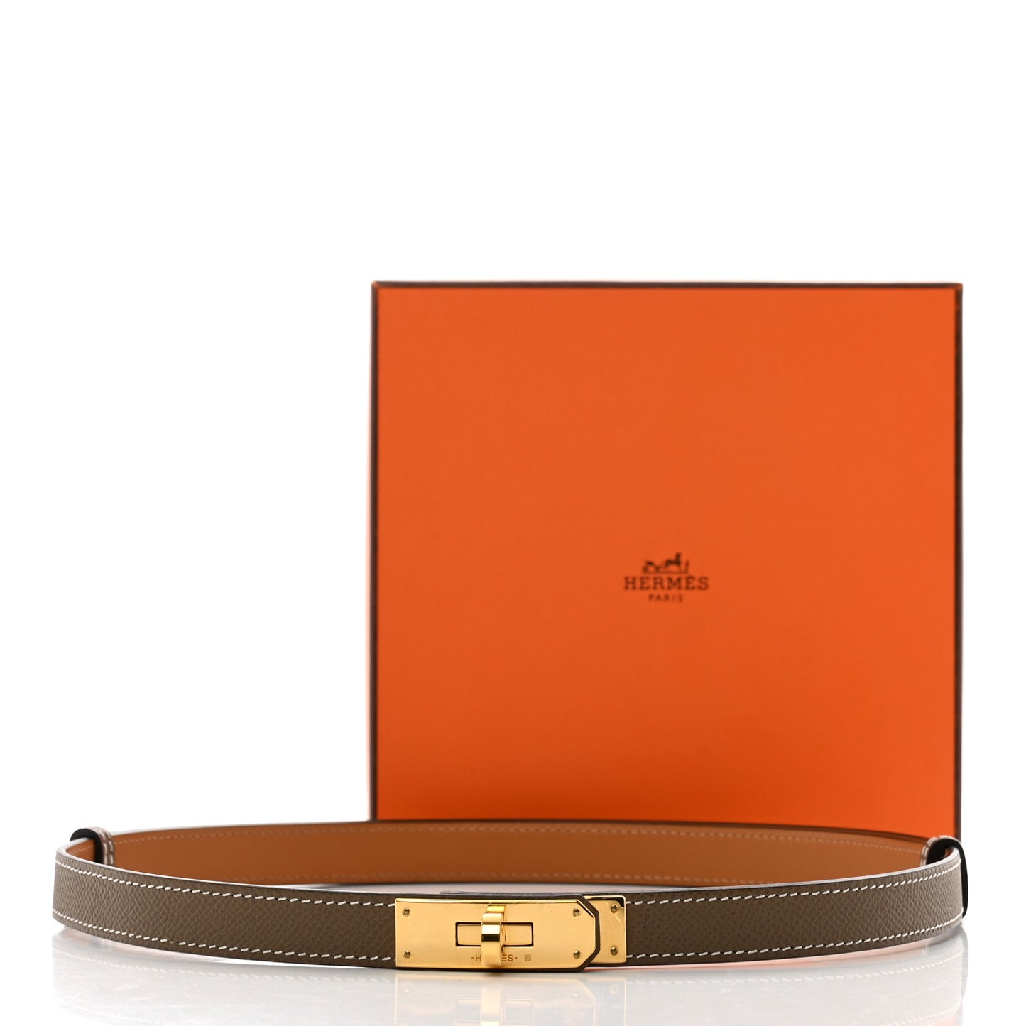 Epsom Kelly Belt Etoupe
