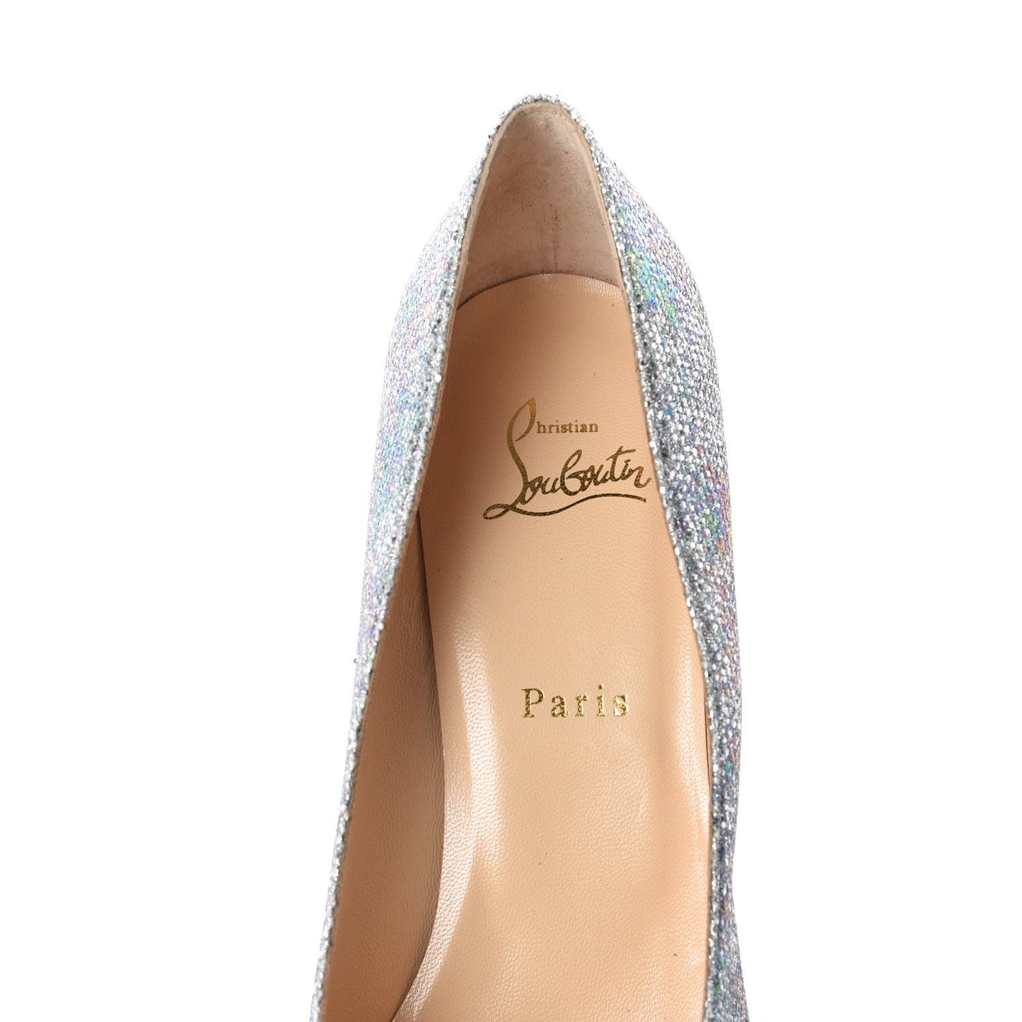 Glitter Canvas 100 Pumps 39.5 Silver