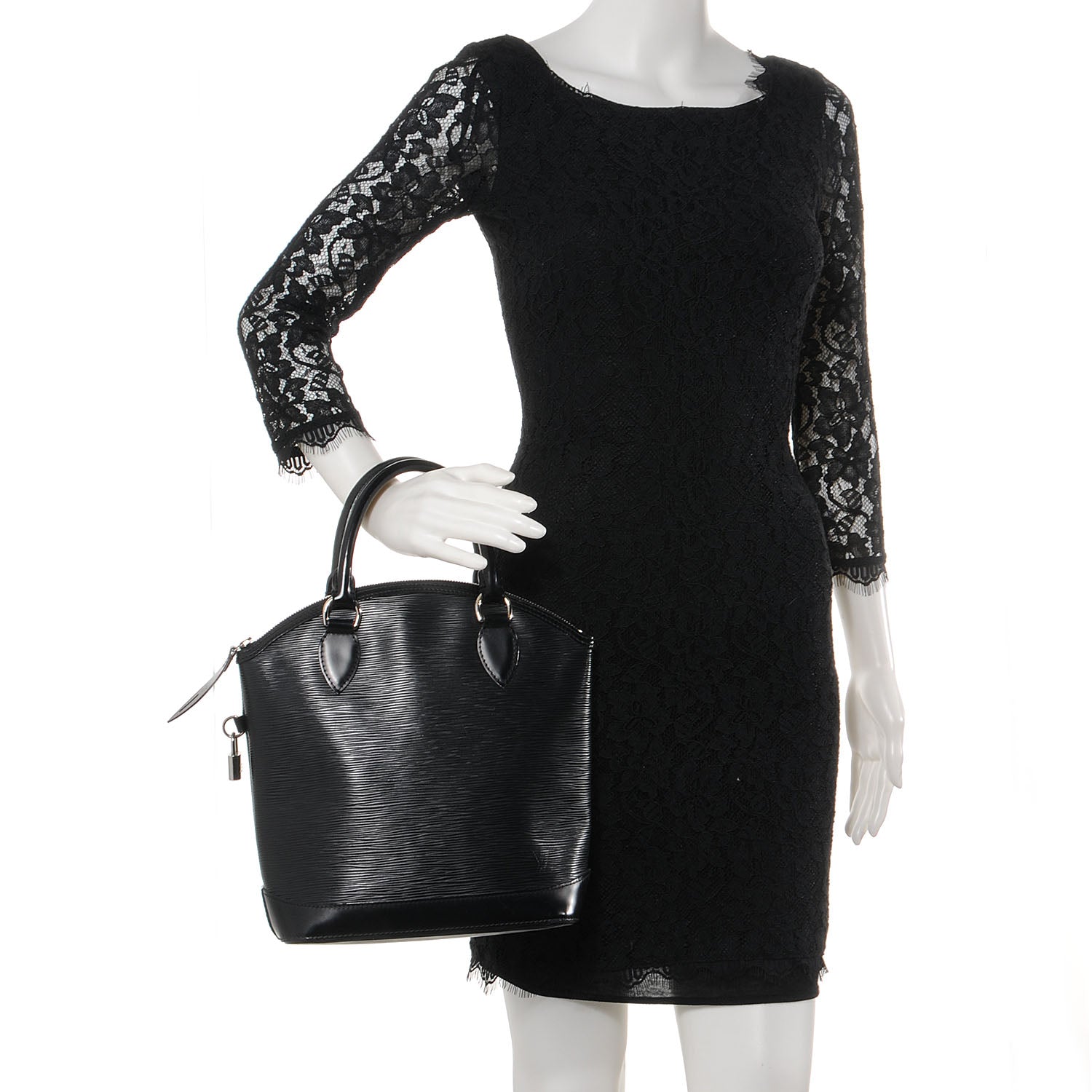 Louis Vuitton Epi Lockit Black 2 of 8