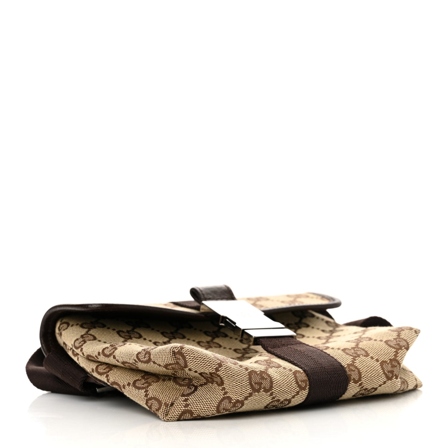 Monogram Waist Pouch Bag Dark Brown