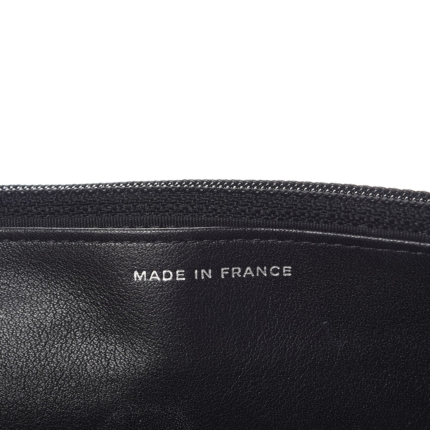 Patent Quilted Brilliant Wallet On Chain WOC Black