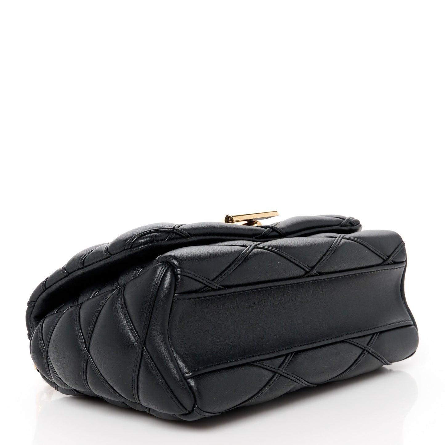 Lambskin Malletage Top Handle GO-14 MM Black