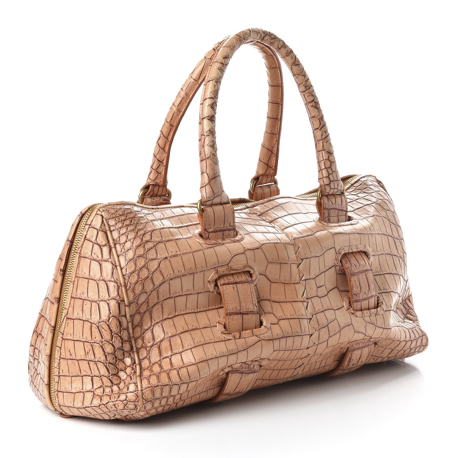 Bottega Veneta Crocodile Montaigne Bag 3 of 9