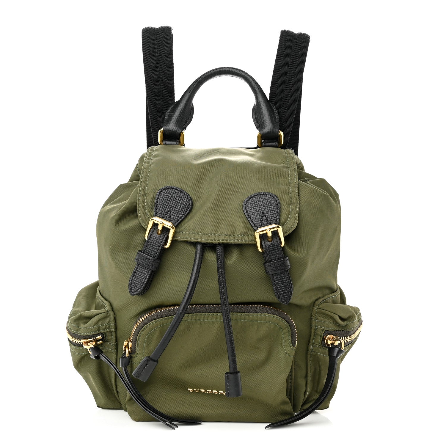 Burberry Nylon Small Crossbody Rucksack Backpack Canvas Green 1 of 10