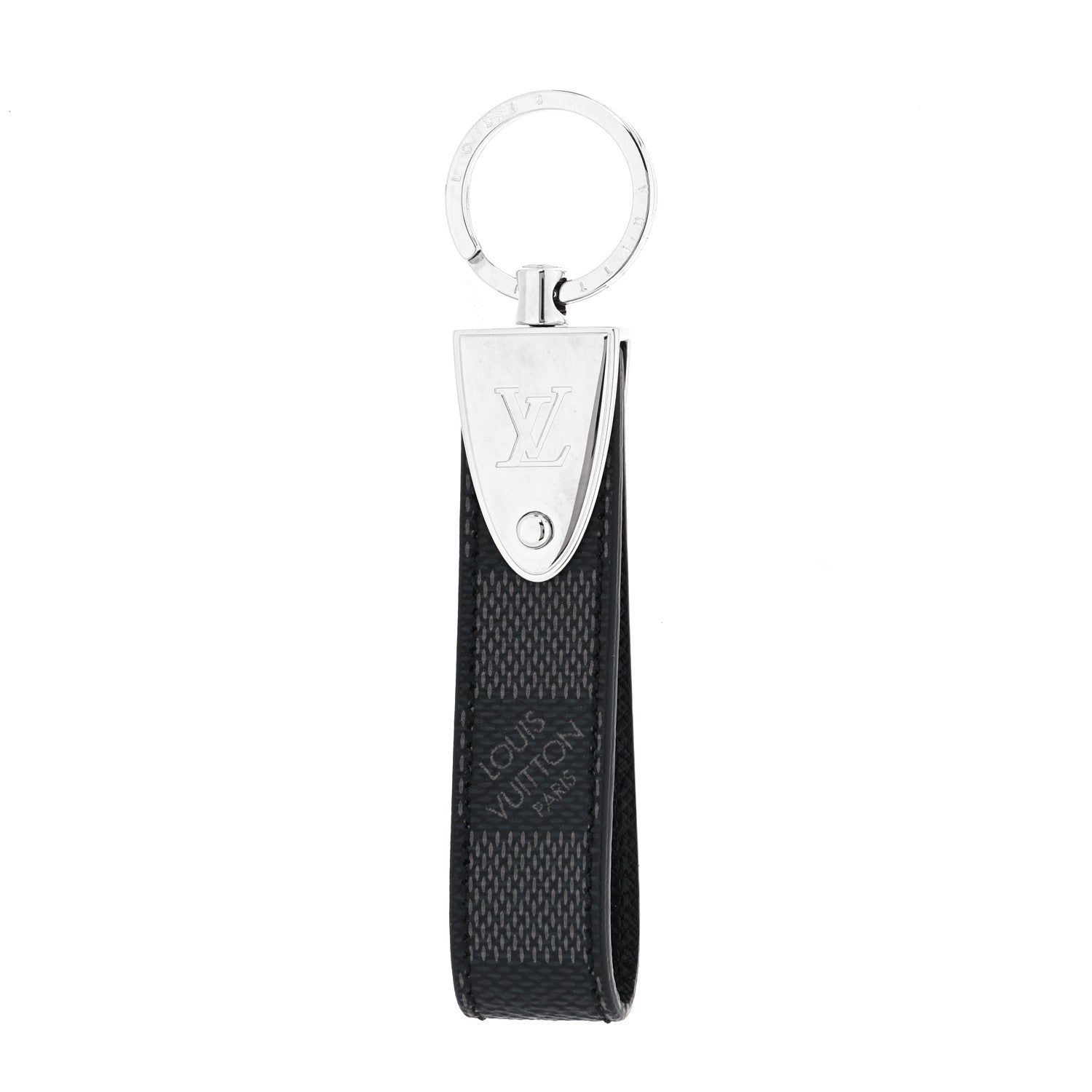 Louis Vuitton Damier Graphite Dragonne LV Key Holder 1 of 3