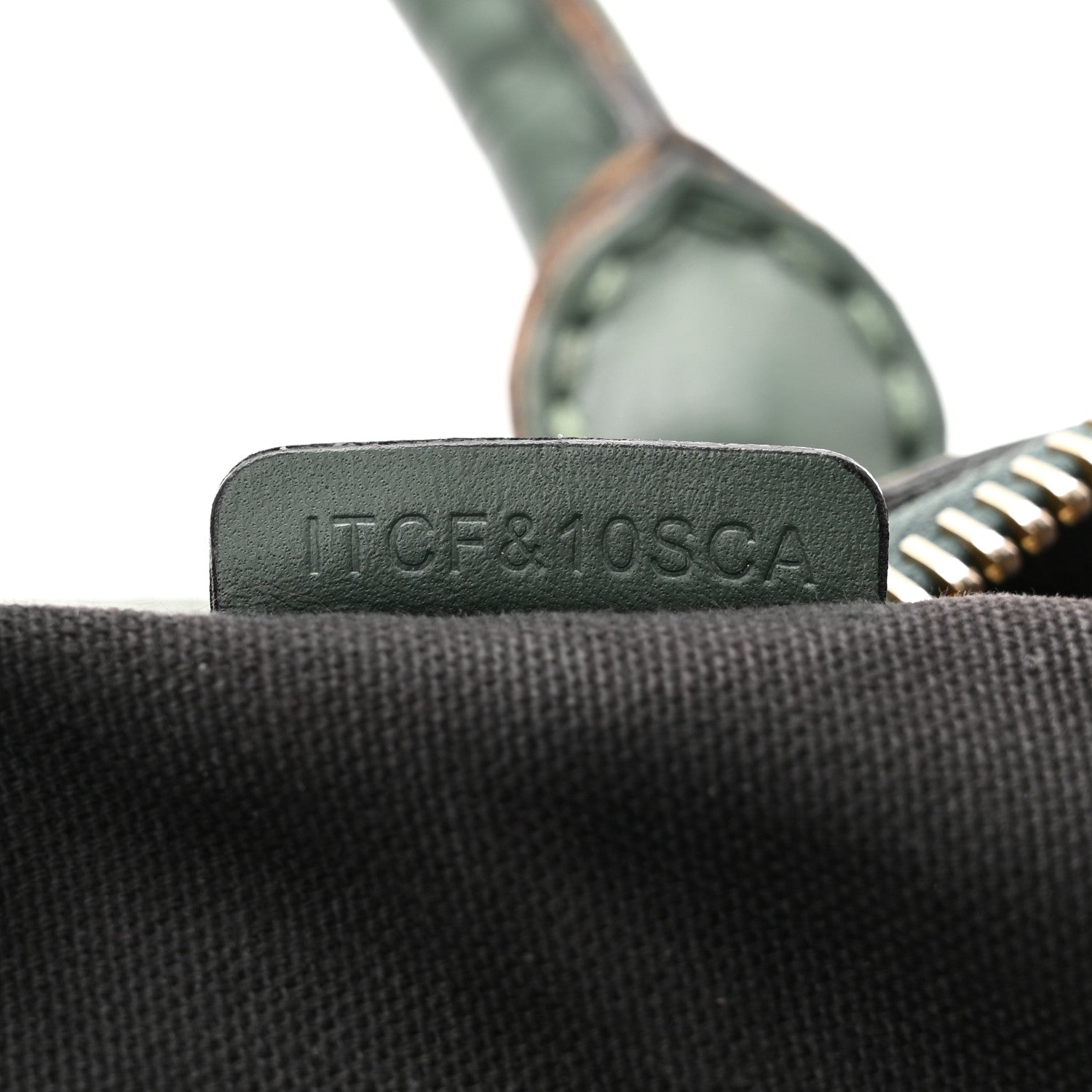 Burberry Bridle Calfskin House Check Small Orchard Bowling Bag Green 8 of 18