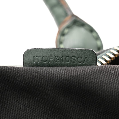 Burberry Bridle Calfskin House Check Small Orchard Bowling Bag Green 8 of 18