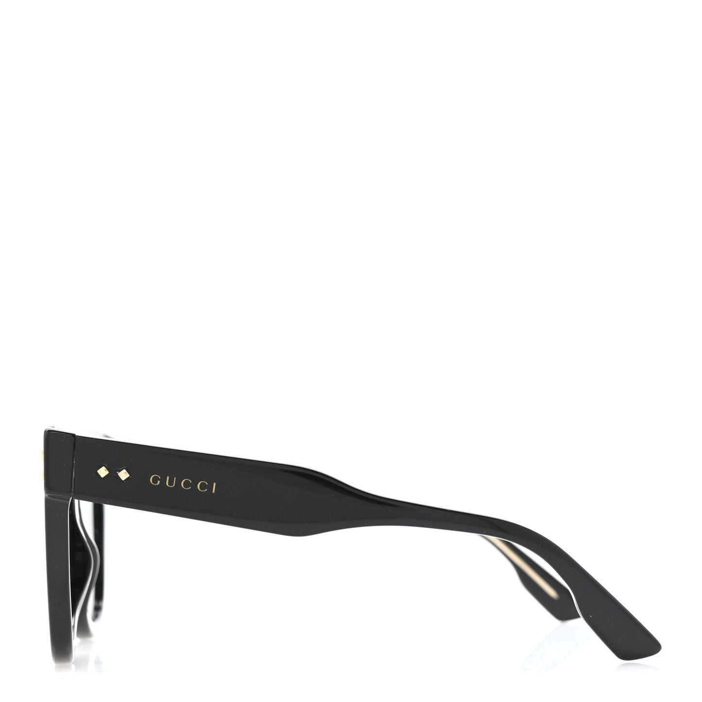 Acetate Square Frame Sunglasses GG1082S Black