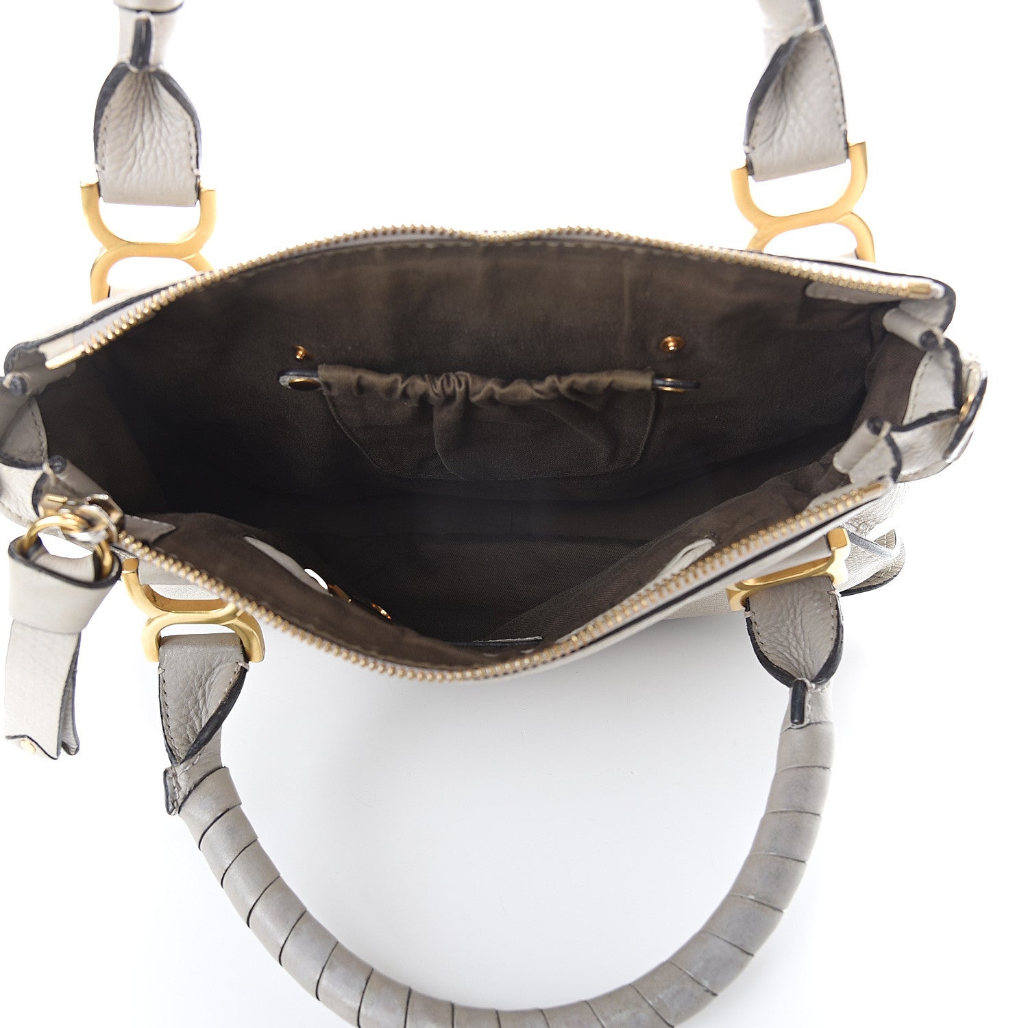Chloe Calfskin Medium Marcie Satchel Dove 4 of 7