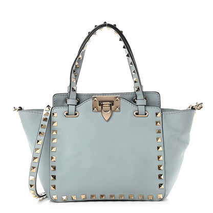 Valentino Garavani Vitello Mini Rockstud Tote Sky Sorbet 1 of 12