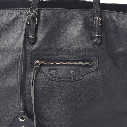 Balenciaga Veau Papier A4 Zip Around Tote Bleu Nuit 12 of 12
