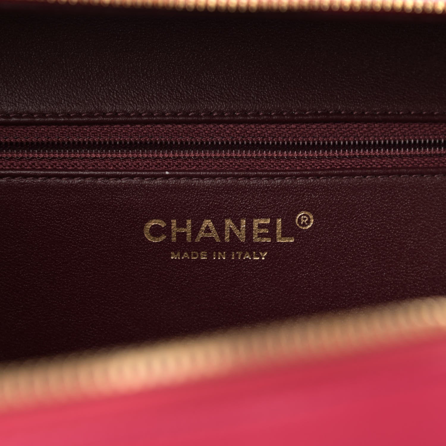 Chanel Lambskin Quilted Large Trendy CC Bowling Bag Dark Pink 7 of 11