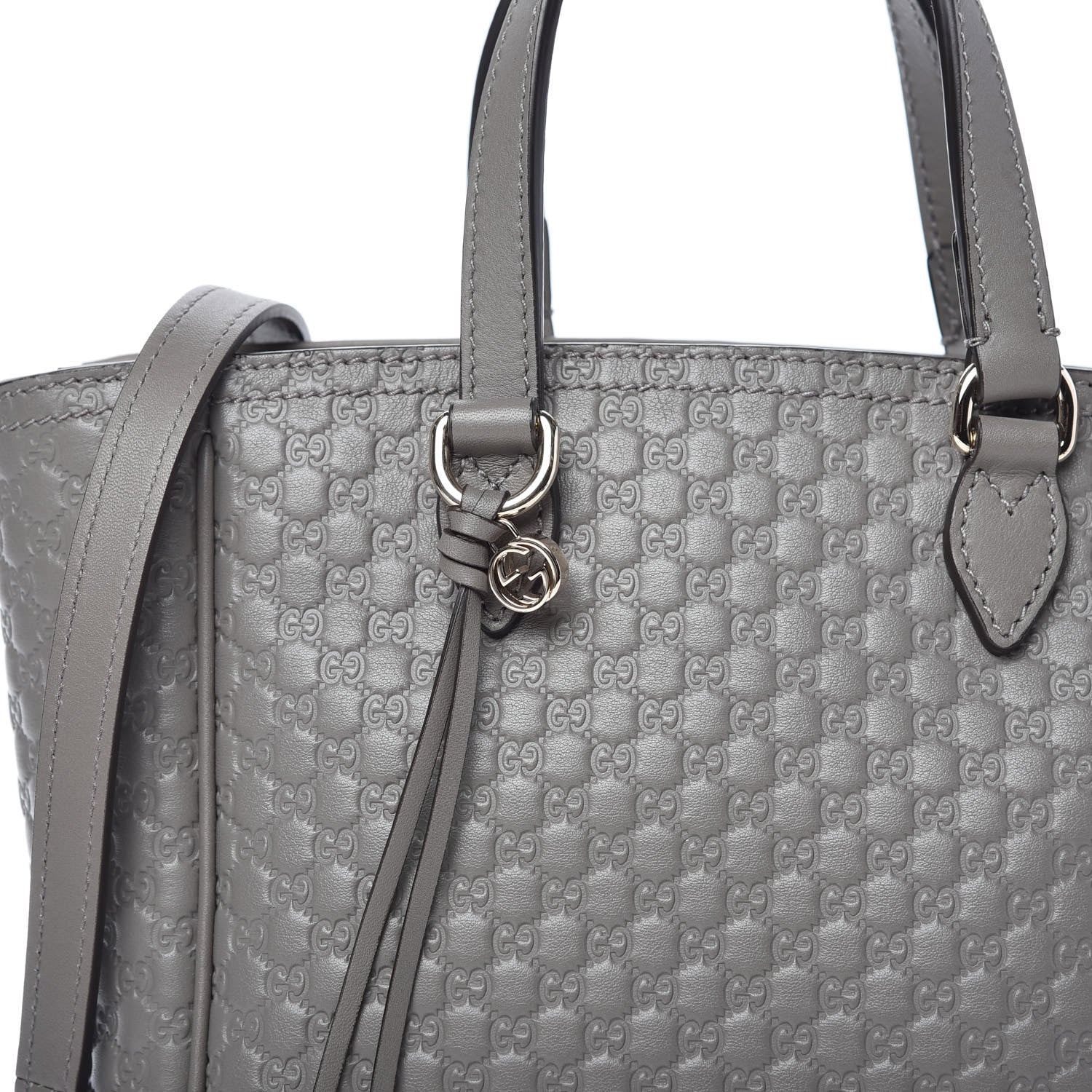 Gucci Microguccissima Small Bree Tote Graphite 10 of 10
