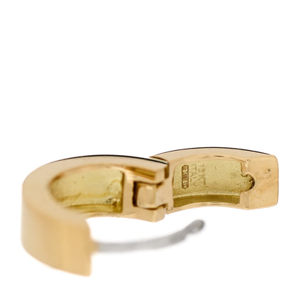 Roberto Coin 18K Yellow Gold Huggie Hoop Earrings 4 of 5