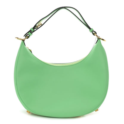 Fendi Vitello Grace Matte Small Fendigraphy Hobo Bag Edamame 1 of 10