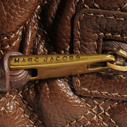Marc Jacobs Quilted Leather Stam Brown 8 of 11