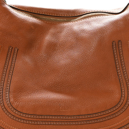 Chloe Calfskin Large Marcie Satchel Tan 7 of 9