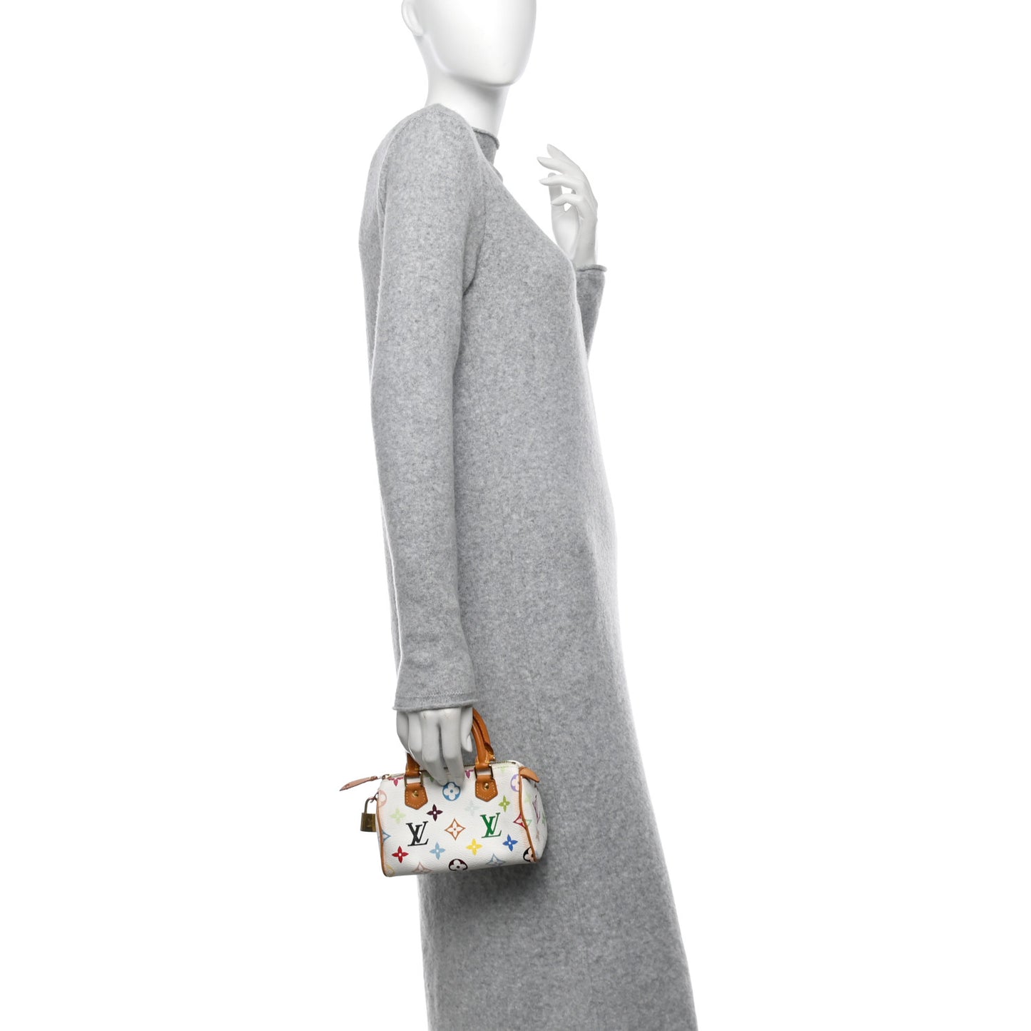 Monogram Multicolor Mini Sac HL Speedy White
