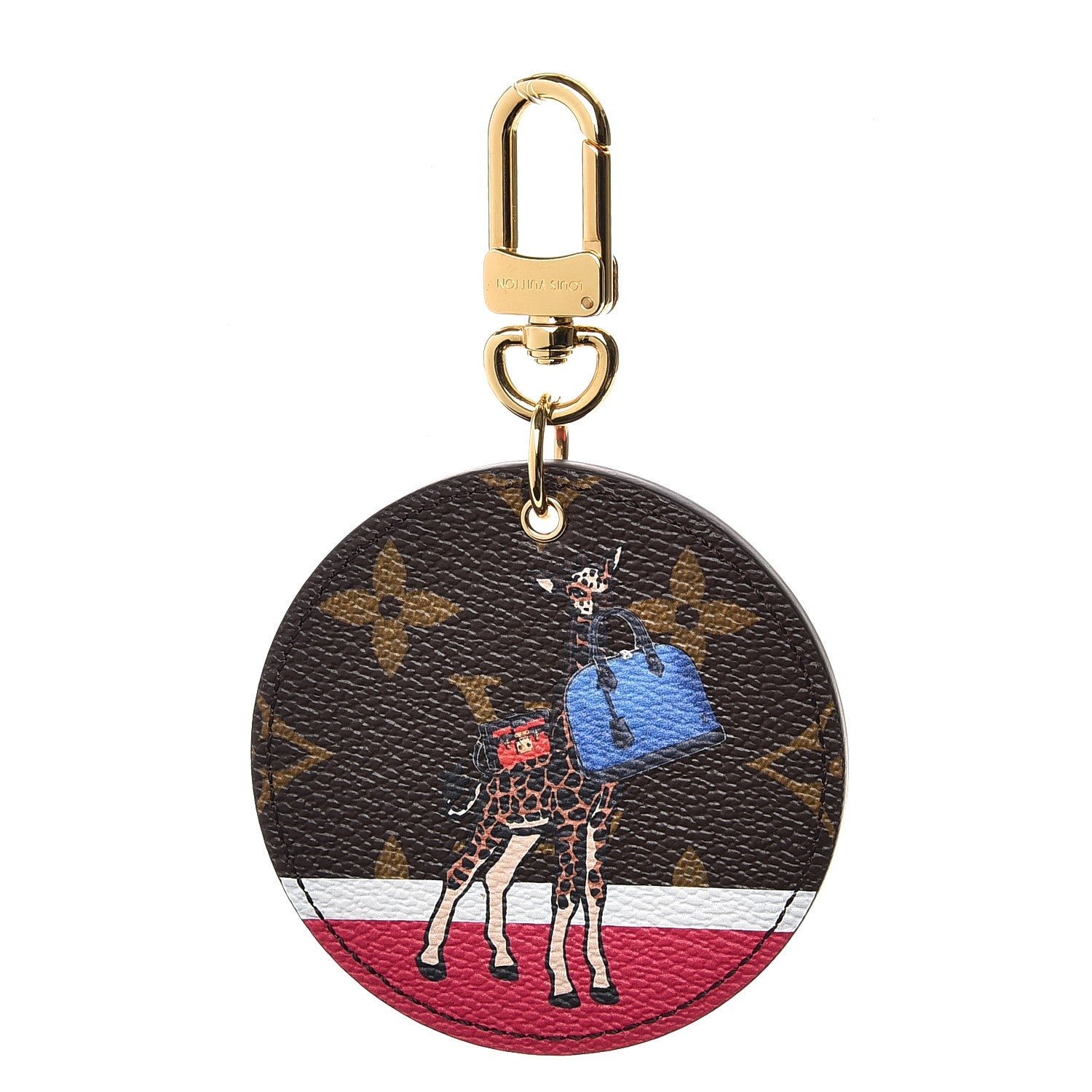 Louis Vuitton Monogram 2017 Christmas Animation Bag Charm Key Holder 1 of 4
