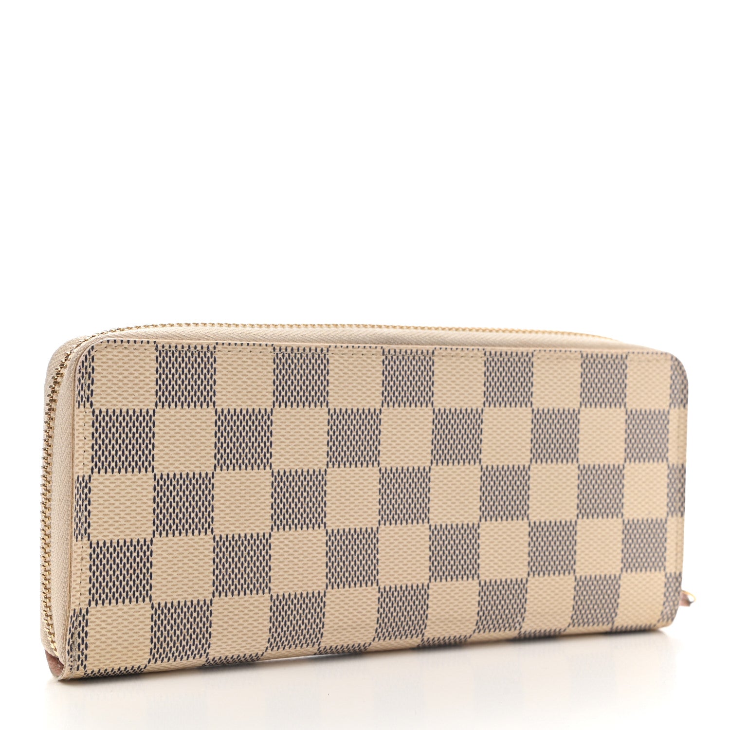 Louis Vuitton Damier Azur Clemence Wallet Rose Ballerine 4 of 9