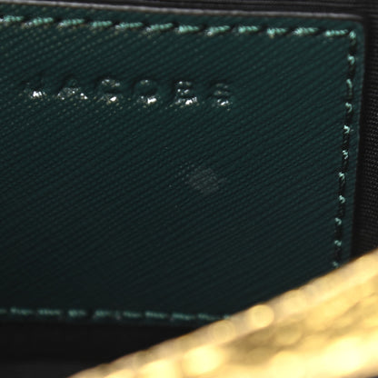 Marc Jacobs Saffiano Sequin Camouflage Stud Snapshot Camera Bag Green Gold 11 of 11