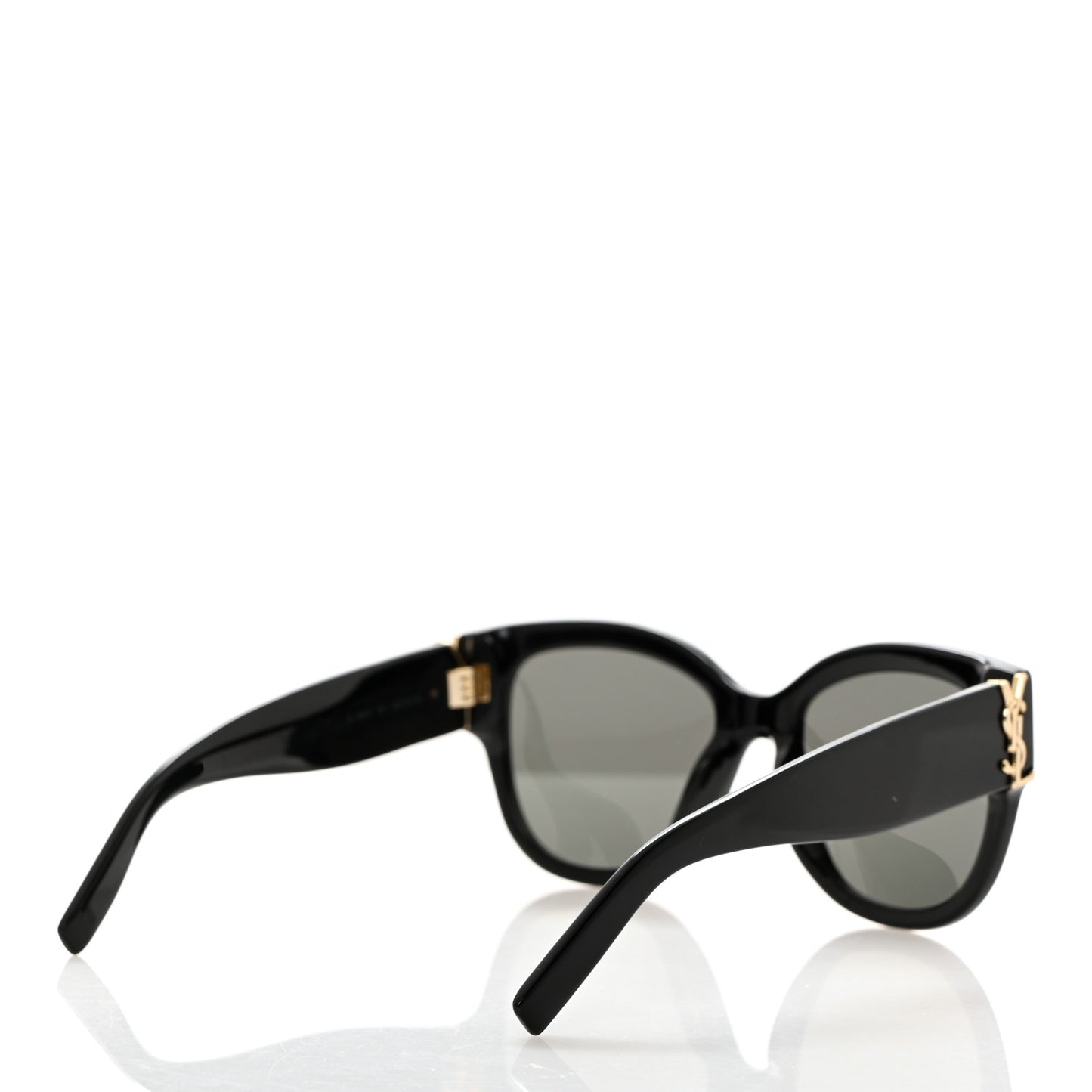 Acetate Cateye Sunglasses SL M95 F Black