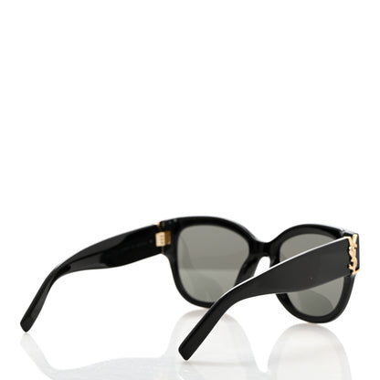 Saint Laurent Acetate Cateye Sunglasses SL M95 F Black 4 of 7