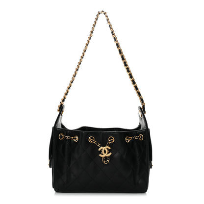 Chanel Caviar Quilted Mini Chanel 25 Handbag Black 1 of 11