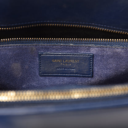 Saint Laurent Calfskin Small Sac De Jour New Marine 7 of 10