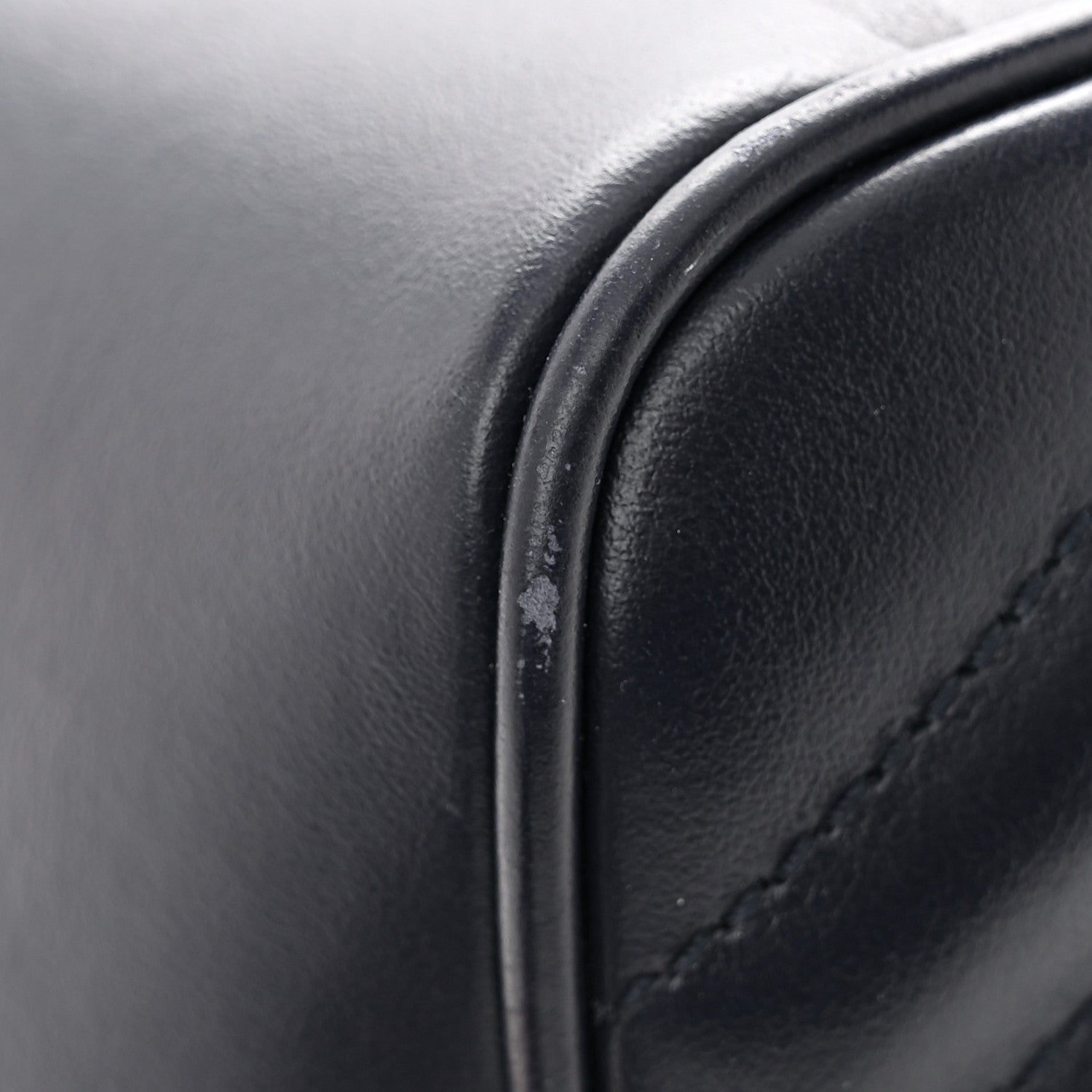Saint Laurent Calfskin Matelasse Monogram Lou Camera Bag Deep Marine 11 of 12