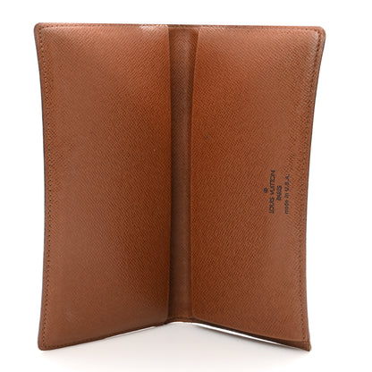 Louis Vuitton Monogram Simple Checkbook Holder Wallet 5 of 8