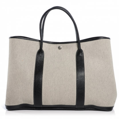 Hermes Toile Garden Party XL Noir 1 of 8