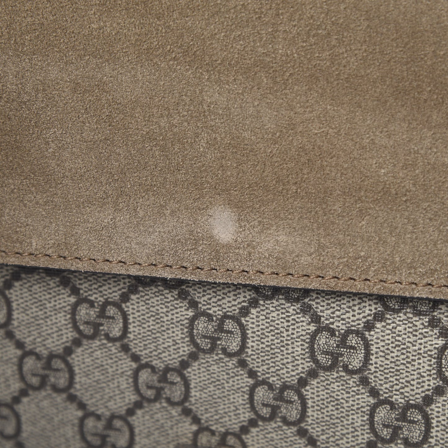 GG Supreme Monogram Small Dionysus Shoulder Bag Taupe