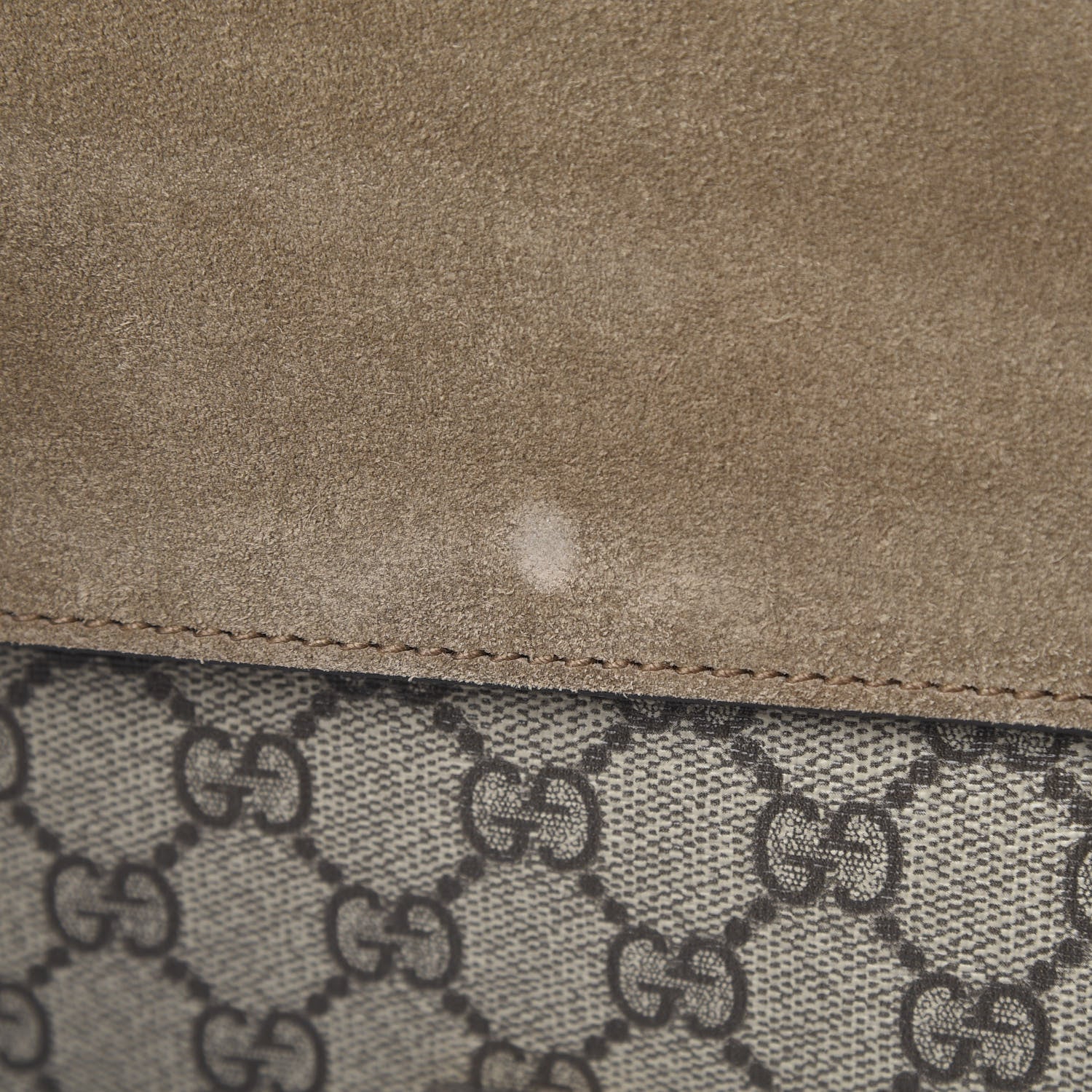 Gucci GG Supreme Monogram Small Dionysus Shoulder Bag Taupe 11 of 13